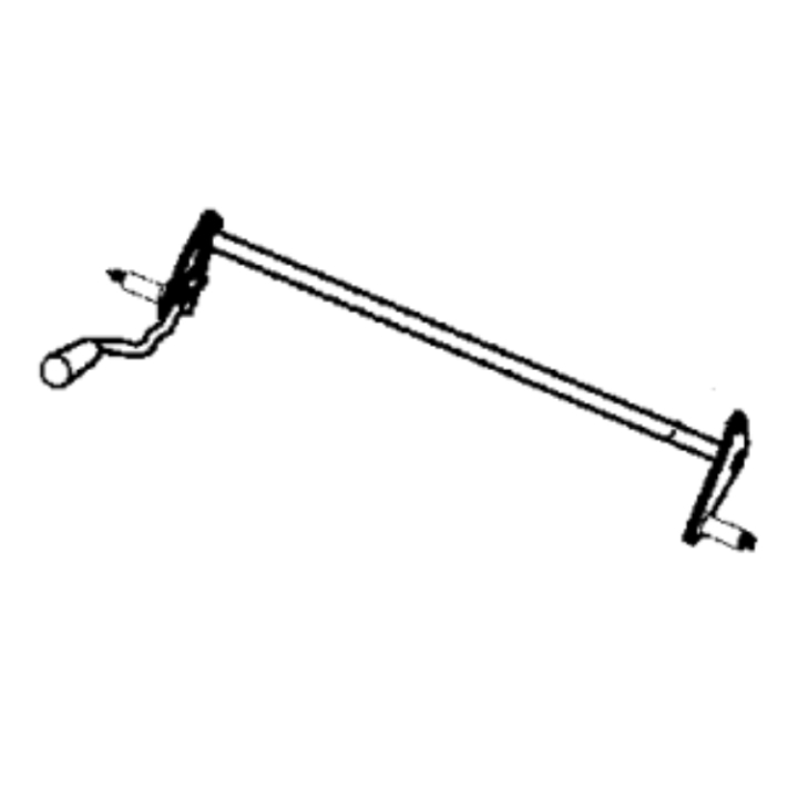 Hjulaksel 5856923-01 i gruppen hos GPLSHOP (5856923-01)