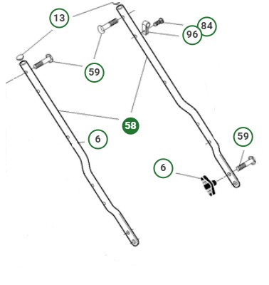 Håndtag nedre i gruppen hos GPLSHOP (5859082-02)
