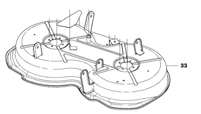 Cutting Deck Assy - Jc85 Jonse i gruppen Reservedele / Reservedele Jonsered Frontridere hos GPLSHOP (5861470-02)