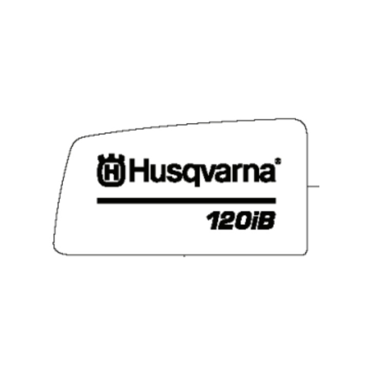 Dekal Produkt Decal i gruppen Reservedele / Reservedele Løvblæsere / Reservedele Husqvarna 120iB hos GPLSHOP (5868341-08)
