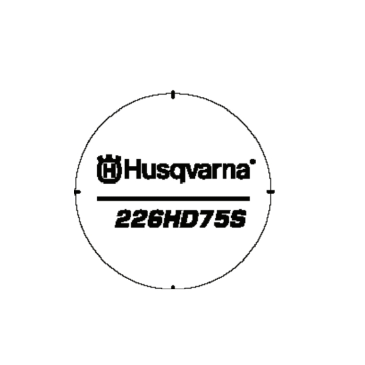Decal i gruppen Reservedele / Reservedele Hækkeklippere / Reservedele Husqvarna 226HD75S hos GPLSHOP (5870278-01)