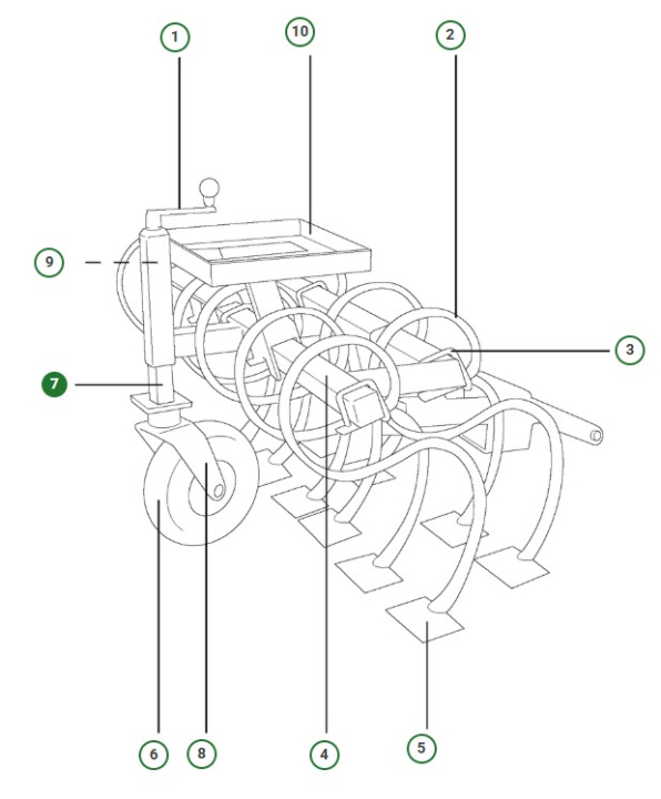 Højdejustering 5886845-01 i gruppen hos GPLSHOP (5886845-01)