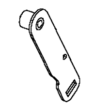 Armdrevshjul Sort Zink Pla i gruppen  hos GPLSHOP (5892905-02)