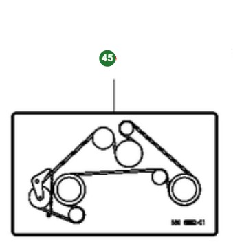 Mærk Bæltetrækket 5896862-01 i gruppen hos GPLSHOP (5896862-01)