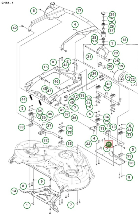 Krydstog Front Grå 5900813-02 i gruppen  hos GPLSHOP (5900813-02)