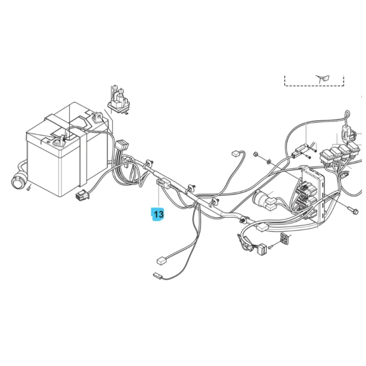 Ledningsføring Assy Main i gruppen Reservedele / Reservedele Rider / Reservedele Husqvarna Rider 419 TSX AWD hos GPLSHOP (5905463-02)