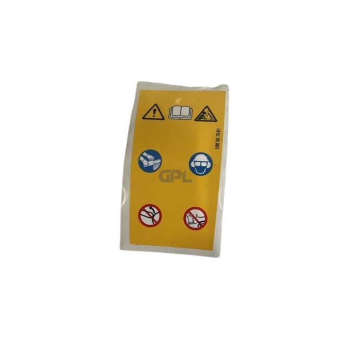 Mærkat H565/H572 5905670-01 i gruppen Reservedele / Reservedele Motorsave / Reservdele Husqvarna 572XP/G hos GPLSHOP (5905670-01)
