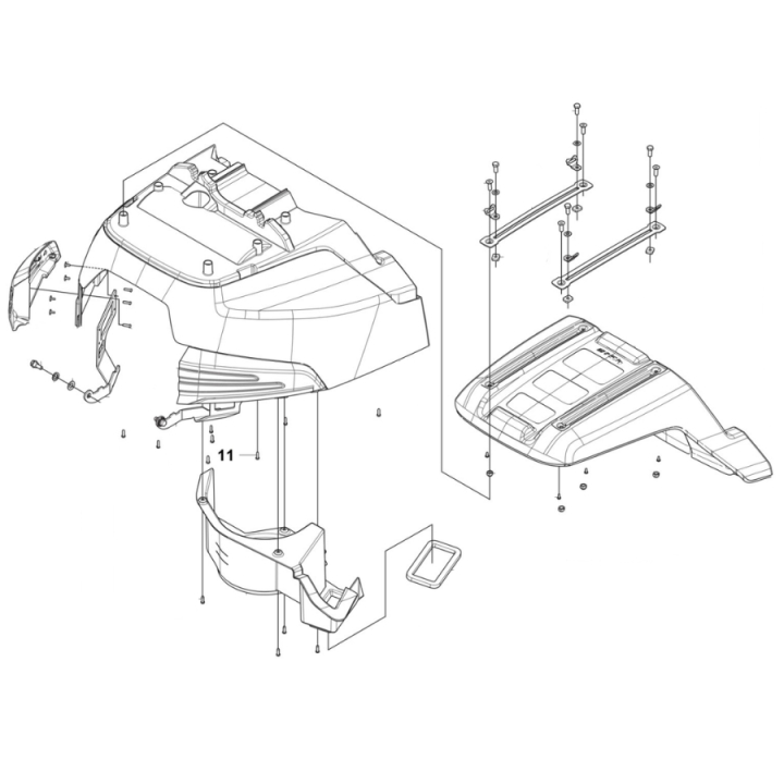 i gruppen Reservedele / Reservedele Rider / Reservedele Husqvarna Rider 418 TSX AWD hos GPLSHOP (5909009-03)