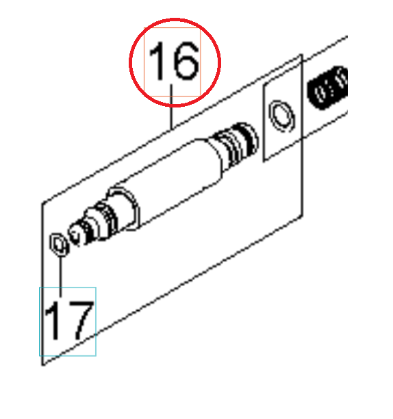 Hurtigkobling Udtag Indsæt 5926176-75 i gruppen Reservedele / Reservedele Højtryksrensere / Reservedele Husqvarna PW345C hos GPLSHOP (5926176-75)