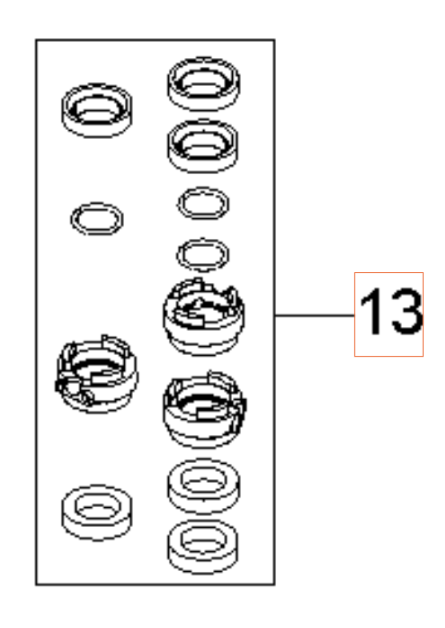 Sealing Rep Sys Rustfri Sp 5926176-91 i gruppen Reservedele / Reservedele Højtryksrensere / Reservedele Husqvarna PW480 hos GPLSHOP (5926176-91)