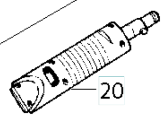 Dyse Tornado Pr 5926177-07 i gruppen Reservedele / Reservedele Højtryksrensere / Reservedele Husqvarna PW460 hos GPLSHOP (5926177-07)