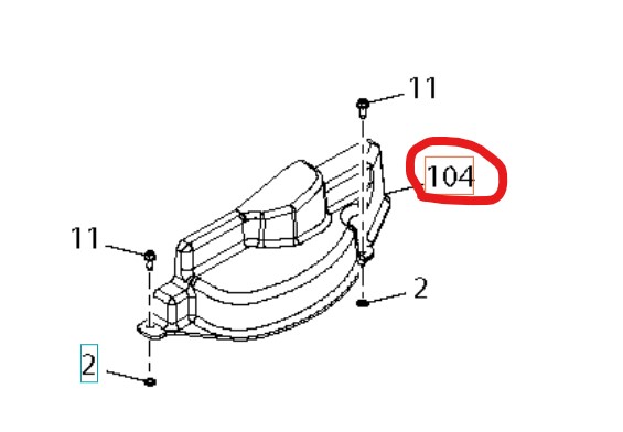 Guard 97Crd Rh Dorndæksel i gruppen Reservedele / Reservedele Havetraktorer / Reservedele Husqvarna TC 238 hos GPLSHOP (5928481-01)