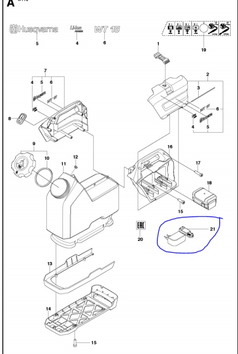 Oplader 18V Liion Eu 5929939-01 i gruppen Husqvarna Skov og have produkter / Husqvarna Kapsave / Tilbehør Kapsave hos GPLSHOP (5929939-01)