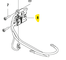 Ledningsføring Assy Power buskrydder i gruppen Reservedele / Reservedele Buskryddere / Reservedele Husqvarna 535iRXT hos GPLSHOP (5930839-01)