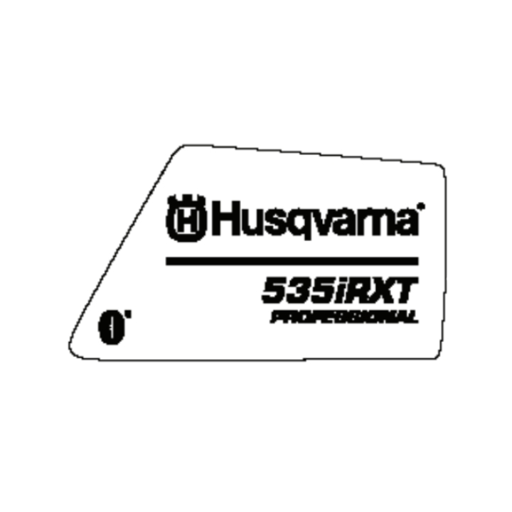 Decal produkt i gruppen Reservedele / Reservedele Buskryddere / Reservedele Husqvarna 535iRXT hos GPLSHOP (5933498-01)