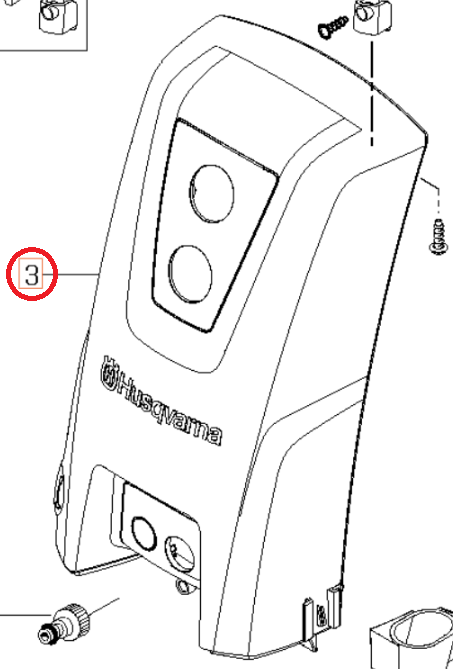 Forside 5936608-01 i gruppen Reservedele / Reservedele Højtryksrensere / Reservedele Husqvarna PW460 hos GPLSHOP (5936608-01)
