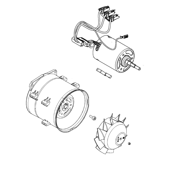 Motor Assy Kit i gruppen Reservedele / Reservedele Løvblæsere / Reservedele Husqvarna 436LiB hos GPLSHOP (5940830-01)