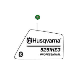 Dekal Produkt 525Ihe3 Bt i gruppen Reservedele / Reservedele Hækkeklippere / Reservedele Husqvarna 525iHE3 hos GPLSHOP (5940951-16)