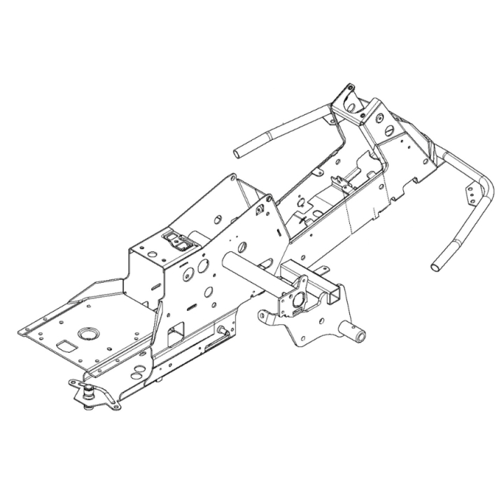 Chassis 2Wd Grå i gruppen Reservedele / Reservedele Rider / Reservedele Husqvarna Rider 316T hos GPLSHOP (5949214-02)
