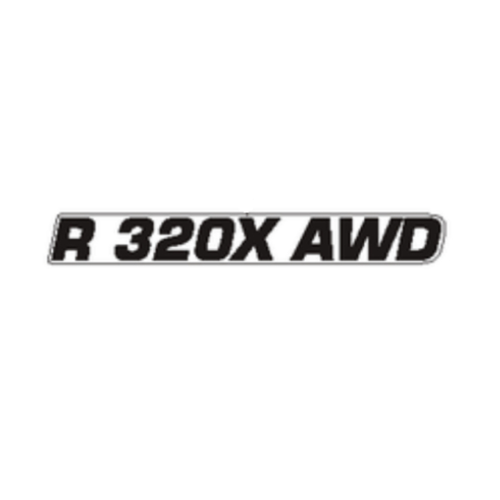 Mærkat motorhjelm R 320x AWD i gruppen hos GPLSHOP (5952749-02)