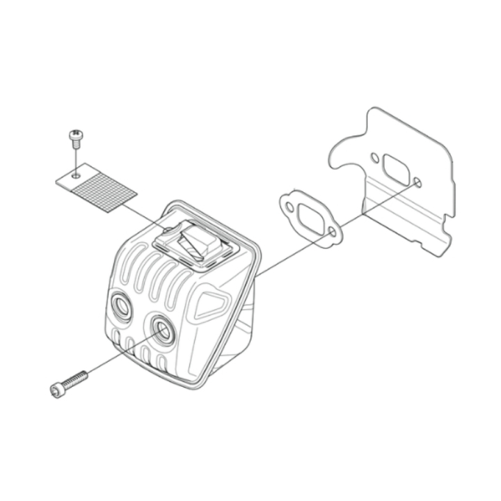 Lyddæmpersæt i gruppen Reservedele / Reservedele Motorsave / ➤400-serien / Reservedele Husqvarna 450X hos GPLSHOP (5959317-02)