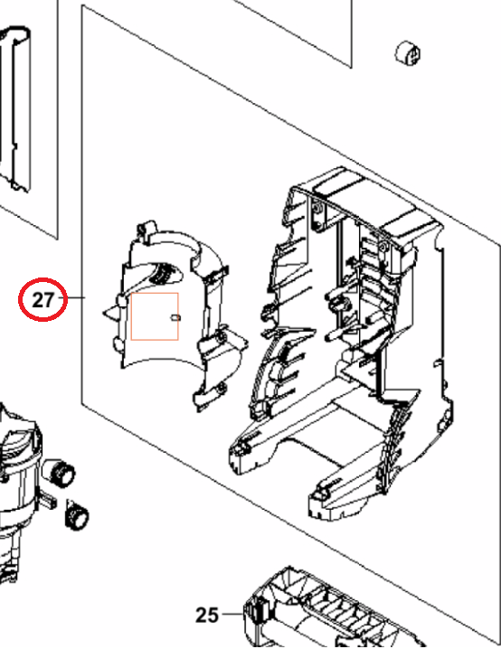 Mpu Bagdag Og Chassis 5960251-01 i gruppen Reservedele / Reservedele Højtryksrensere / Reservedele Husqvarna PW360 hos GPLSHOP (5960251-01)