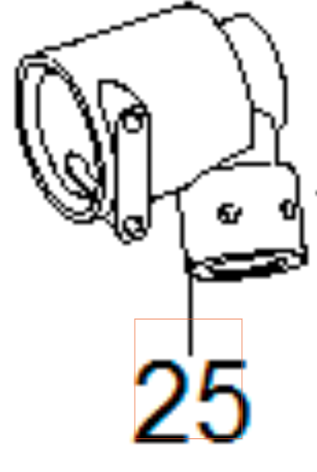 Pipe Dynamic Outlet Xtra Sp 5960267-01 i gruppen Reservedele / Reservedele Højtryksrensere / Reservedele Husqvarna PW490 hos GPLSHOP (5960267-01)