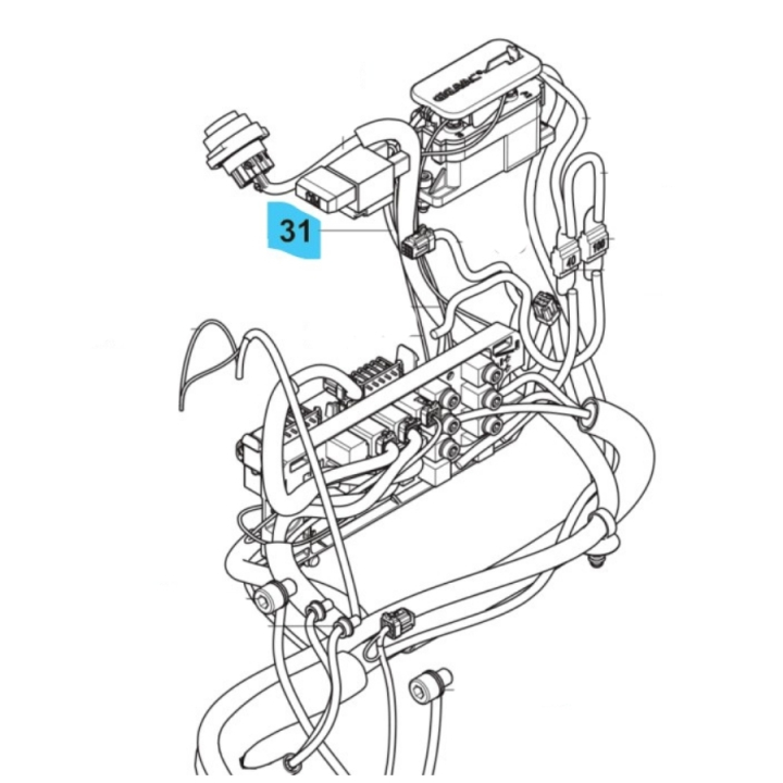 Ledningsføring Strømforsyning W122 i gruppen  hos GPLSHOP (5960280-03)