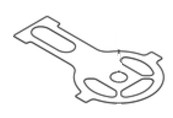 Plade Trykplade i gruppen Reservedele / Reservedele Hækkeklippere / Reservedele Husqvarna 525HE4 hos GPLSHOP (5962705-01)
