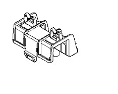 Batteriholder 5965681-01 i gruppen Reservdele Robotplæneklipper / Reservedele Husqvarna Automower® 315 Mark II / Automower 315 Mark II - 2023 hos GPLSHOP (5965681-01)
