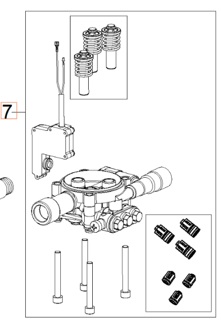 Pumpe Sæt 5966774-01 i gruppen Reservedele / Reservedele Højtryksrensere / Reservedele Husqvarna PW125 hos GPLSHOP (5966774-01)