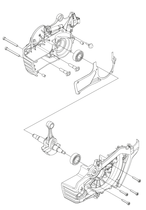 Short Block 90Cc Metallic Grå 597010901 5970109-01 i gruppen Reservedele / Reservedele Motorsave / Reservdele Husqvarna 592XP/G hos GPLSHOP (5970109-01)