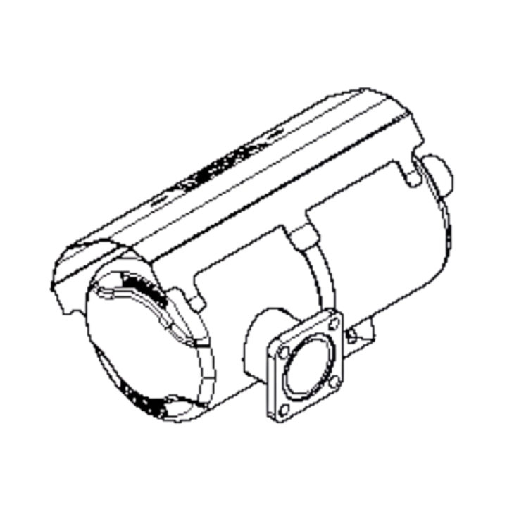 Lyddæmper Lyddæmper 500 Hybrid / P i gruppen Reservedele / Reservedele Gräsklippare / Reservedele Husqvarna Rider / Reservedele Husqvarna P525DX hos GPLSHOP (5970326-01)