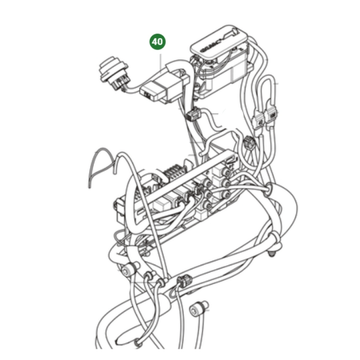 Ledningssæt til batterioplader i gruppen Reservedele / Reservedele Rider / Reservedele Rider 112iC hos GPLSHOP (5973292-01)