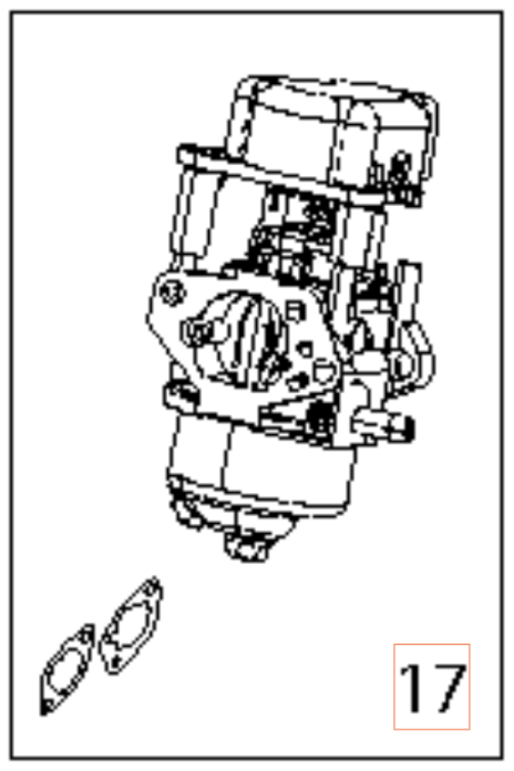 Karburator 5973821-01 i gruppen Reservedele / Karburatorer hos GPLSHOP (5973821-01)