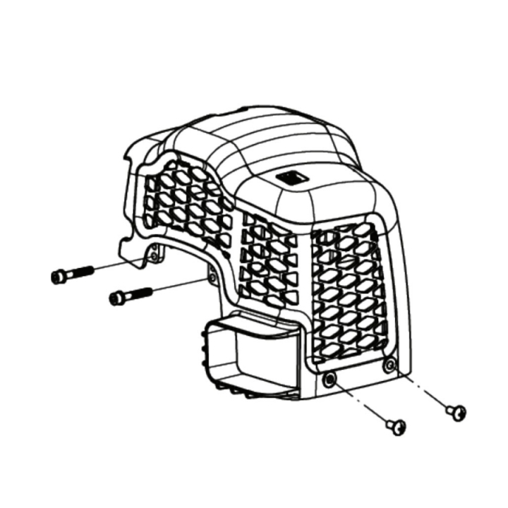 Bolig Motor Housing Til Mcc 5975560-01 i gruppen Reservedele / Reservedele McCulloch Buskryddere / Reservedele McCulloch B33PS+ 4in1 hos GPLSHOP (5975560-01)