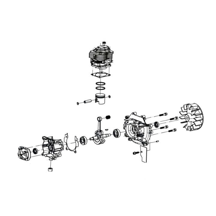 Motor Assy Motor Asm Mccul 5975932-01 i gruppen Reservedele / Reservedele McCulloch Buskryddere / Reservedele McCulloch B33PS+ 4in1 hos GPLSHOP (5975932-01)