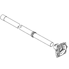 Rigrørssæt 597842102 5978421-02 i gruppen Reservedele / Reservedele Buskryddere / Reservedele Husqvarna 545FR hos GPLSHOP (5978421-02)