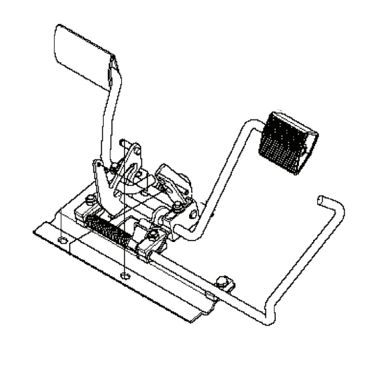 Pedalplade med leje i gruppen Reservedele / Reservedele Jonsered Frontridere / Reservedele Jonsered FR 2312 MA hos GPLSHOP (5979354-01)