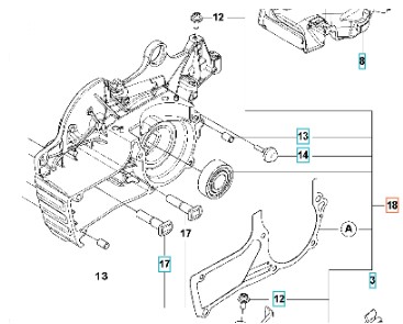  i gruppen Reservedele / Reservedele Motorsave / Reservdele Husqvarna 592XP/G hos GPLSHOP (5979608-03)