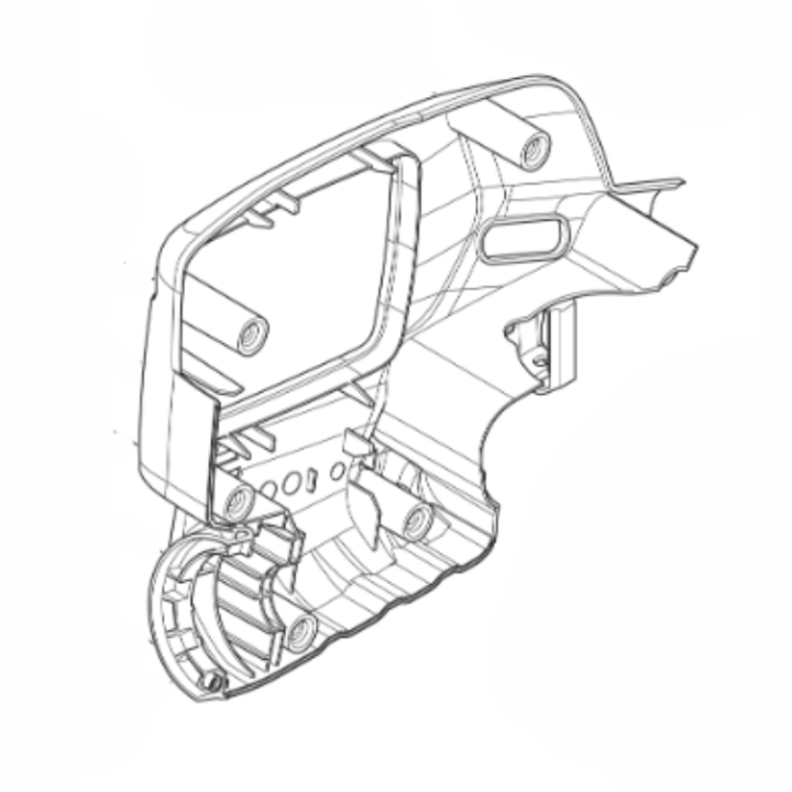 Bolig til venstre i gruppen Reservedele / Reservedele Hækkeklippere / Reservedele Husqvarna 522iHD75 hos GPLSHOP (5983698-03)
