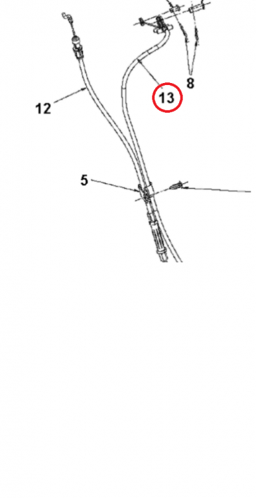 Cable Assy Speed Select Braide i gruppen  hos GPLSHOP (5984504-01)
