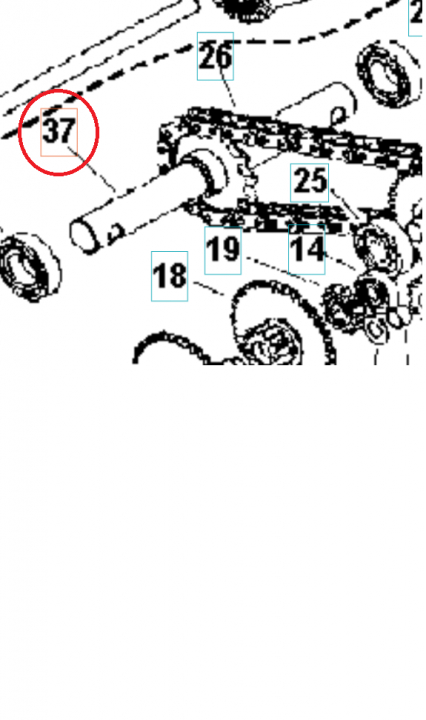 Roterende Aksel 5986759-01 i gruppen  hos GPLSHOP (5986759-01)