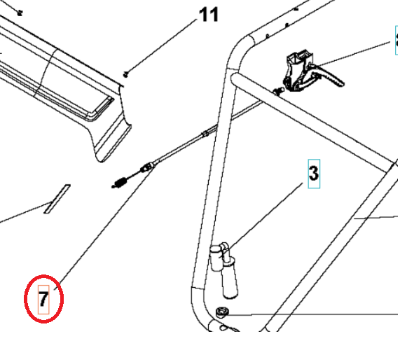 Koblingskabel Lg1250 5986764-01 i gruppen  hos GPLSHOP (5986764-01)