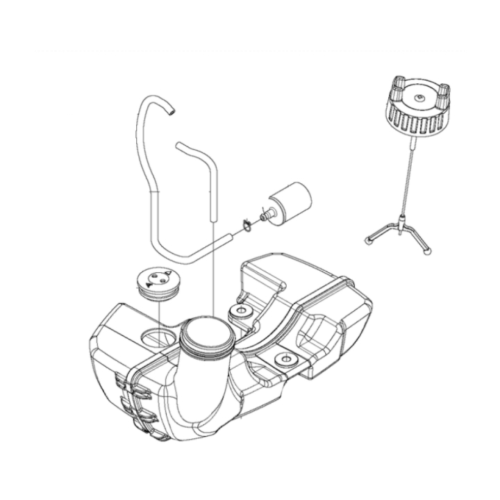 Brændstoftankenhed i gruppen Reservedele / Reservedele Buskryddere / ➤500-serien / Reservedele Husqvarna 525LX hos GPLSHOP (5987962-01)