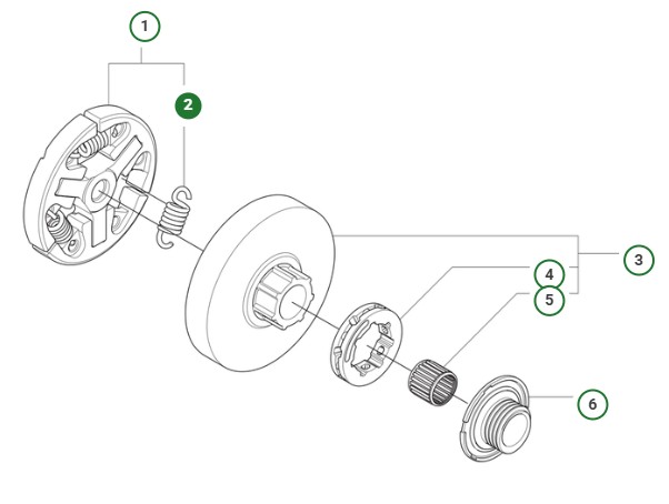 Koblingsfjeder 564XPG i gruppen hos GPLSHOP (5998582-01)