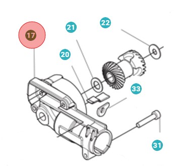 Ousing Assy En reservedel i gruppen Reservedele / Reservedele Hækkeklippere / Reservedele Husqvarna 525HE4 hos GPLSHOP (5999754-01)
