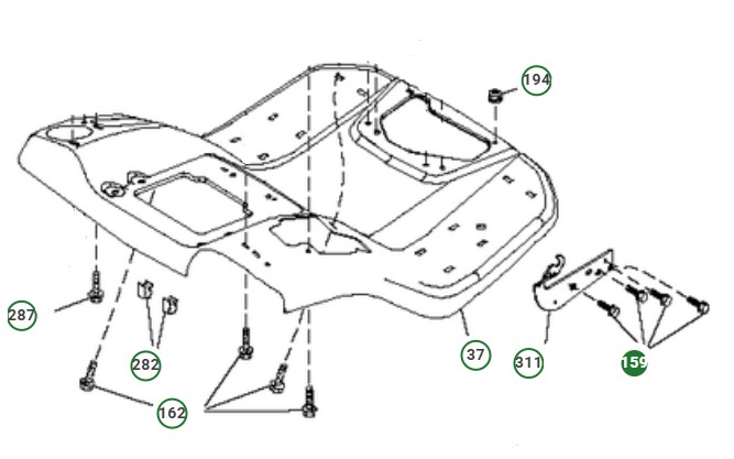 Vognbolt 3/8-16X1 3/4 i gruppen hos GPLSHOP (8721406-14)
