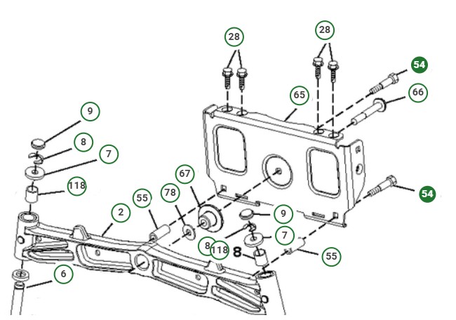 Bolt 3/8-16X2 1/4 i gruppen hos GPLSHOP (8747606-36)