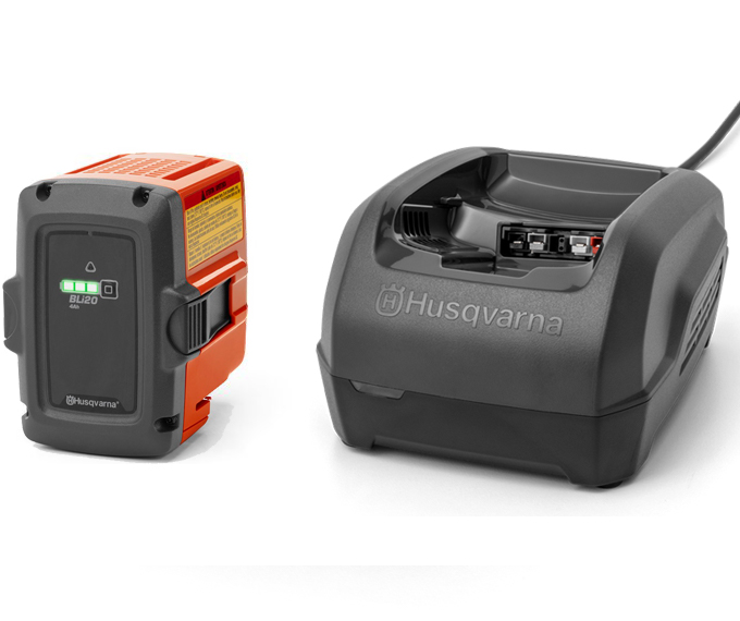 Kit BLi20 & QC250 i gruppen Husqvarna Skov og have produkter / Husqvarna Batteri serie / Tilbehør Batteri serie / Sæt med batteri og oplader hos GPLSHOP (9670917)